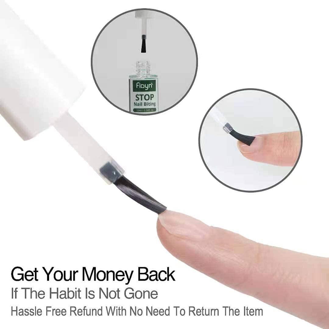 Fidyn No Bite Nail Polish Nail Biting Treatment and Thumb Sucking