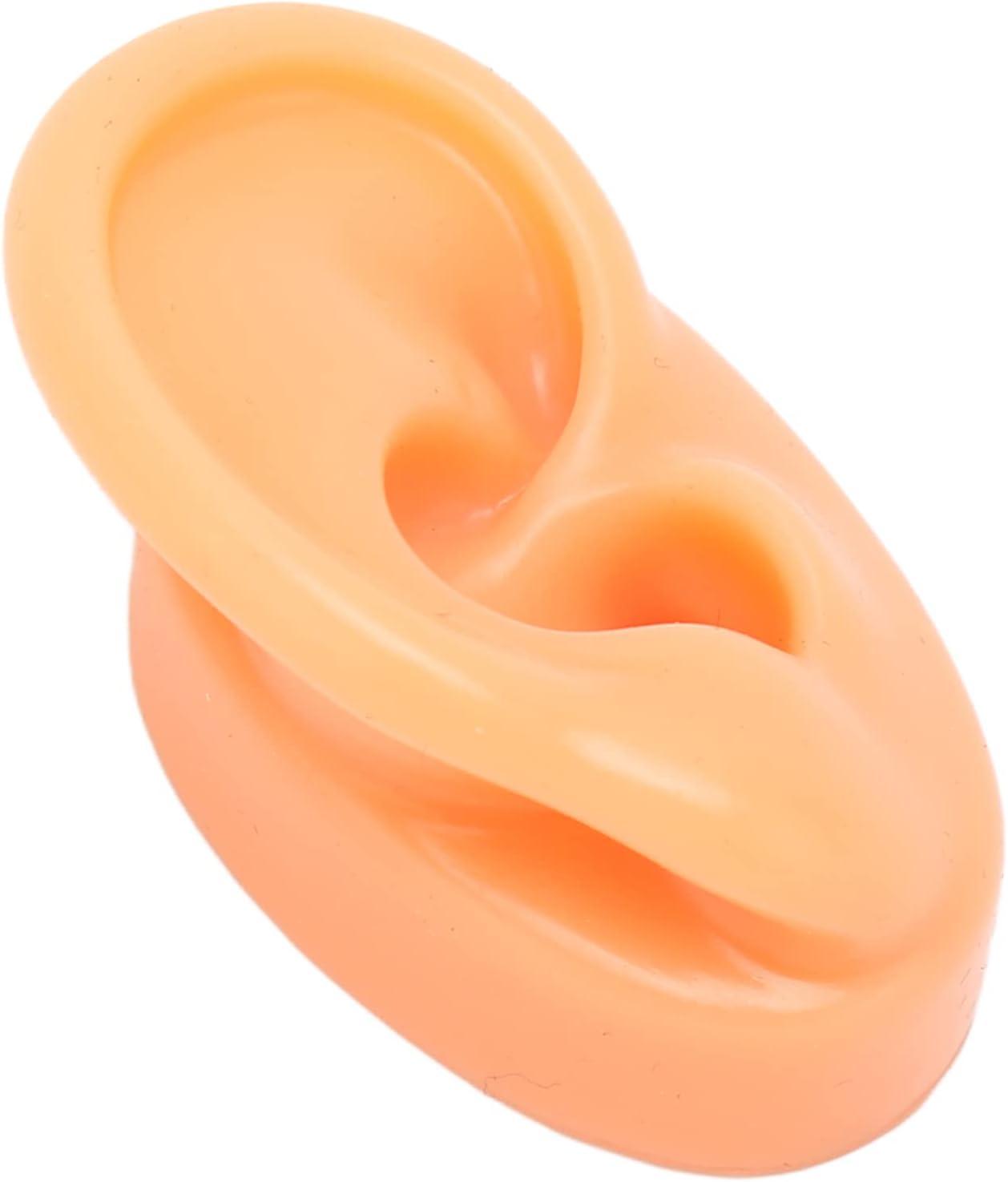 Silicone Fake Acupuncture Ear Model Waterproof & Flexible for