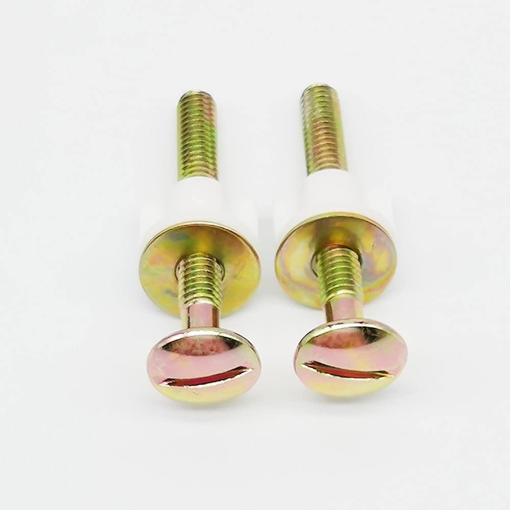 2 Pack Universal Toilet Seat Bolts Screws Set Heavy Duty Toilet Seat