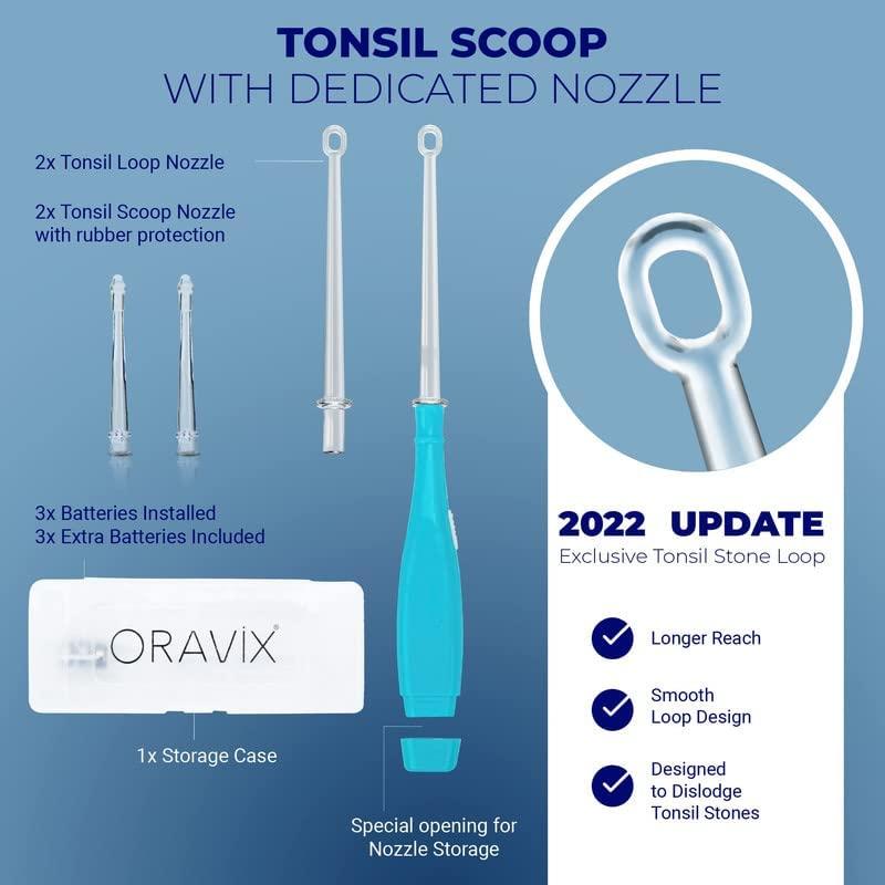 ORAVIX Tonsil Stone Remover Tonsil Stone Removal kit Easy Home Tonsil