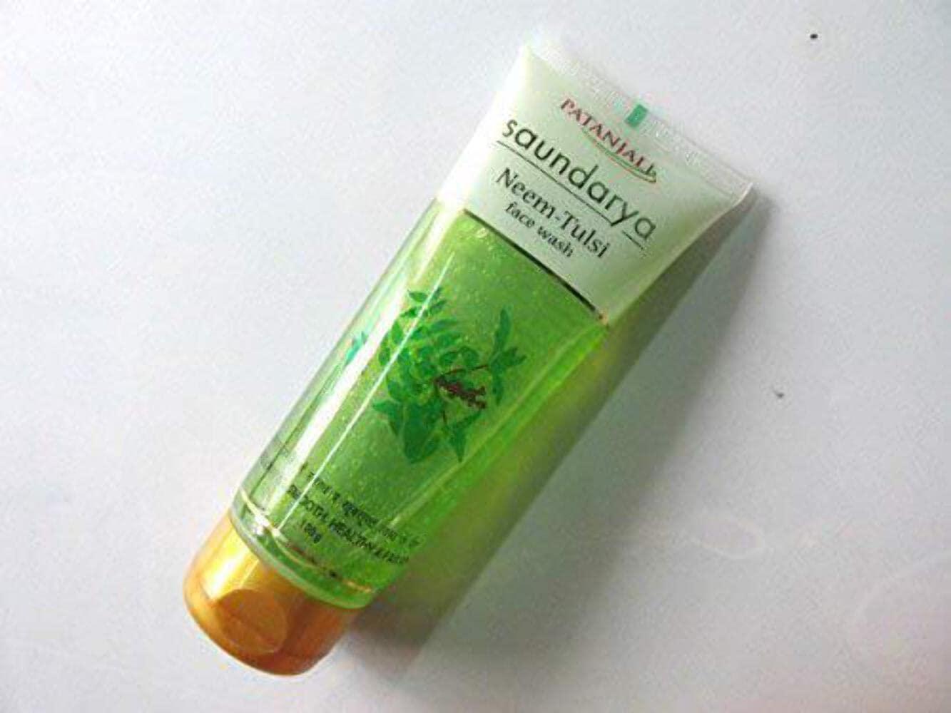 洗顔グッズ Facewash ( Patanjali, Himalaya) Amazon.com: patanjali Neem Tulsi Face Wash 100gm / 3.52 fl