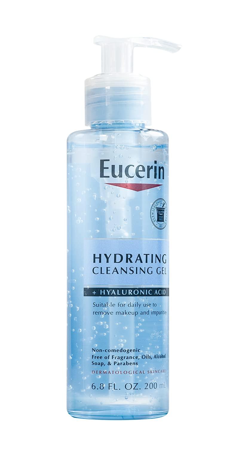 Eucerin Hydrating Cleansing Gel with Hyaluronic Acid 6.8 Fl Oz