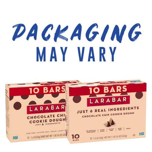 Larabar Chocolate Chip Cookie Dough, Gluten Free Vegan Fruit & Nut Bar