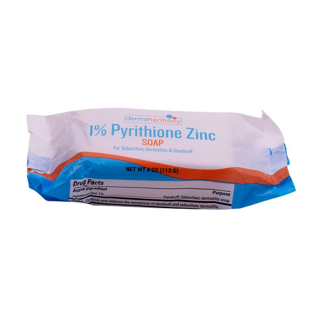 Dermaharmony 1 Pyrithione Zinc (ZnP) Bar Soap 4 oz for Skin Conditions
