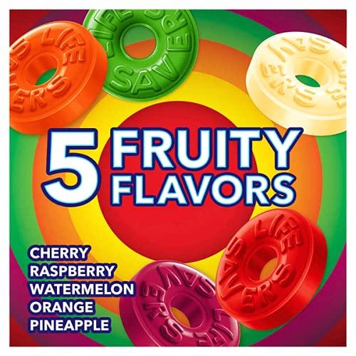LifeSavers Hard Candy, 5 Flavor Fruit Assortment, Individually Wrapped