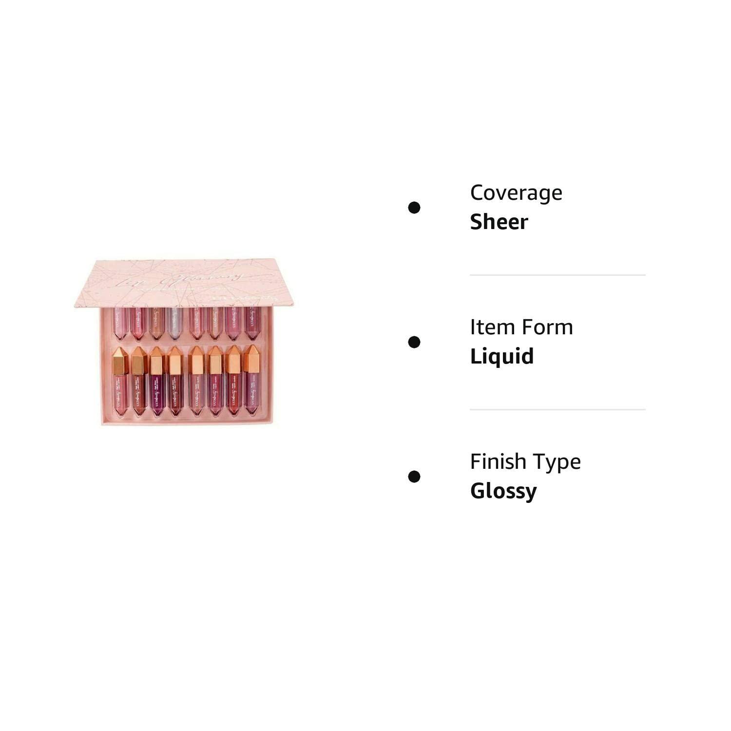 ULTA 16 Pieces Deluxe Lip Vault Lip Glossary Kit