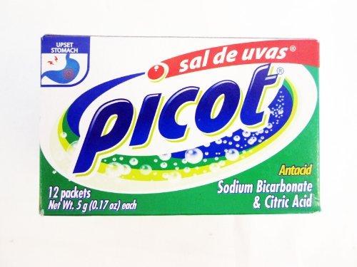 3 Pack - Sal de uvas Picot - Upset Stomach x 12 / Malestar estomacal x 12