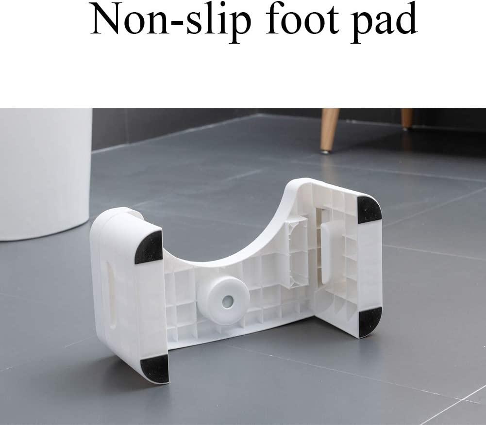 Folding Toilet Stool, Foldable Poop Stool with Fragrance Position