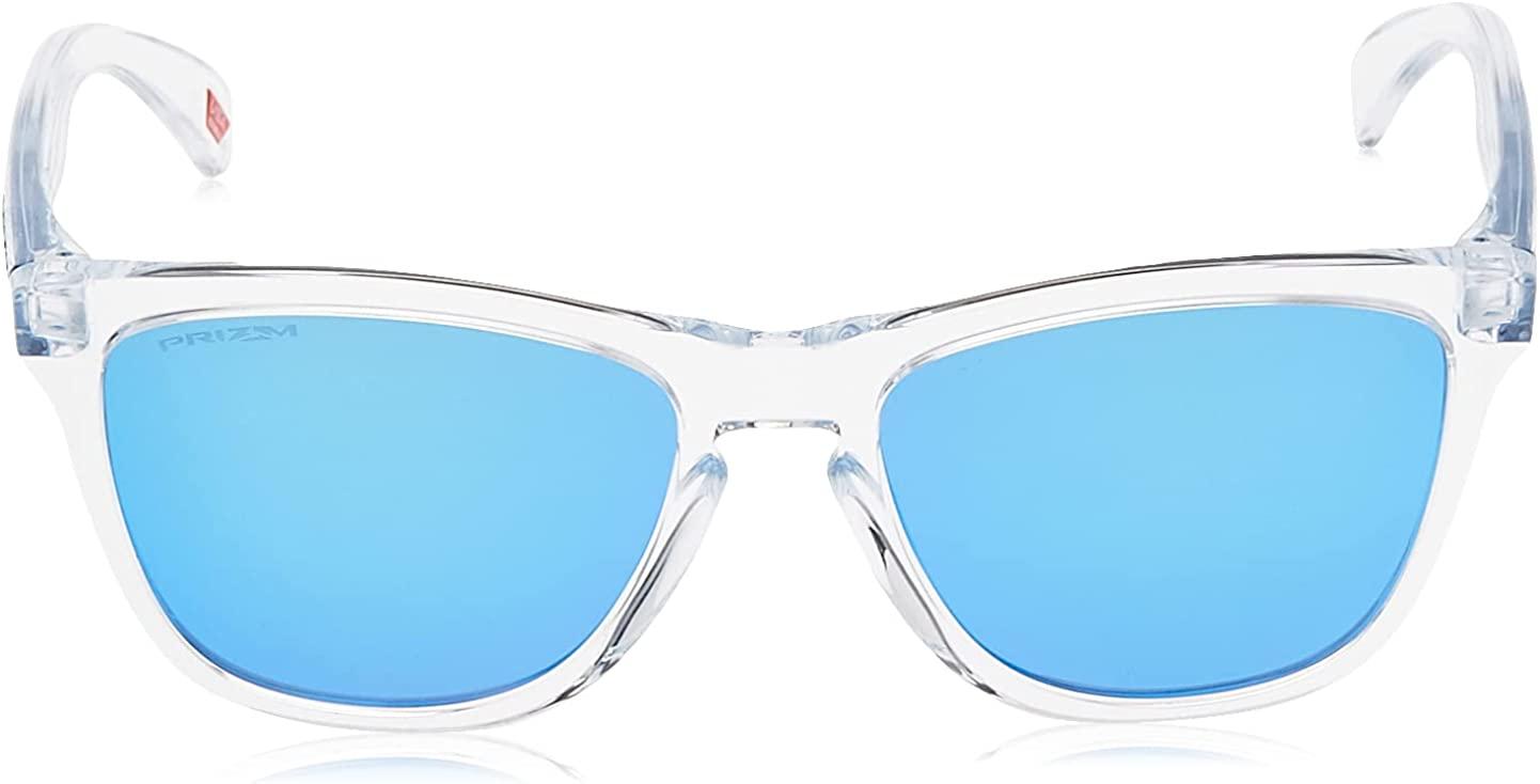 Oakley Oo9013 Frogskins Square Sunglasses Crystal Clear Prizm
