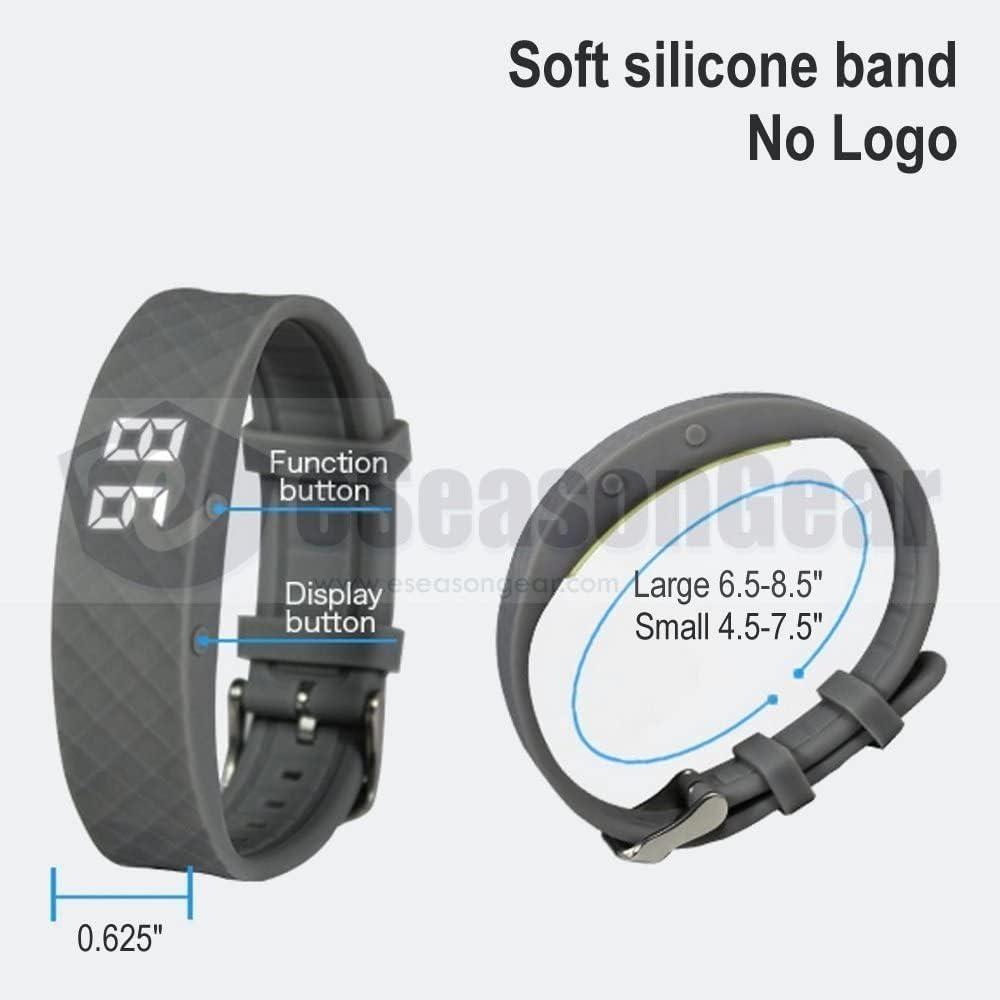 eSeasonGear VB80 8 Alarm Vibrating Watch - Gray, ADHD Medication Reminder -  Small & Large Sizes Available | Buy Now with Express International Delivery 
