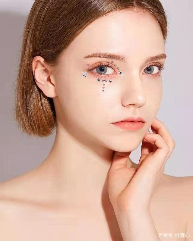 Stick on rhinestones for face hot sale