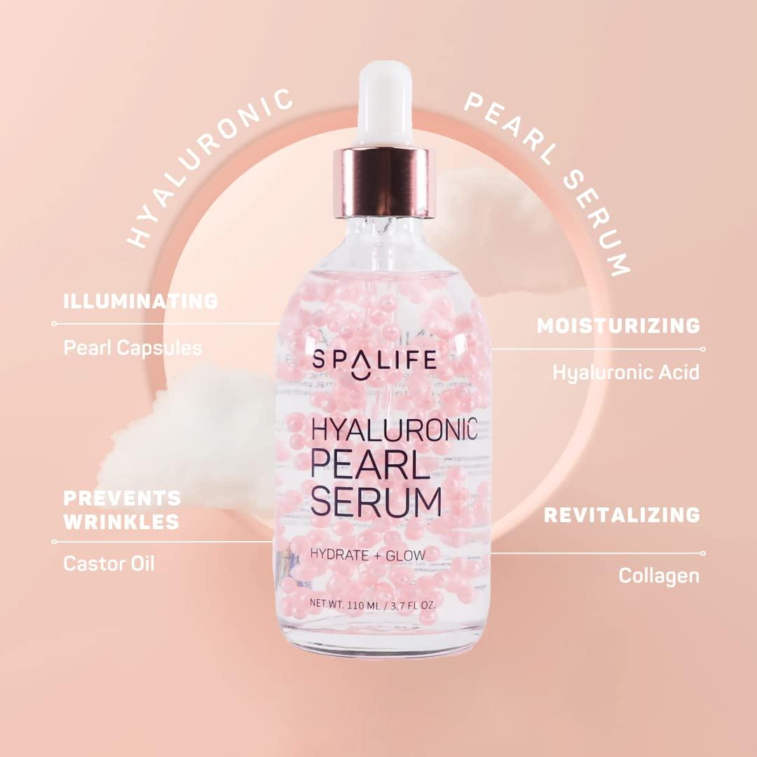 SpaLife Hydrating and Glow Hyaluronic Serum (Pearl Serum) 100 ML(3.4 oz)