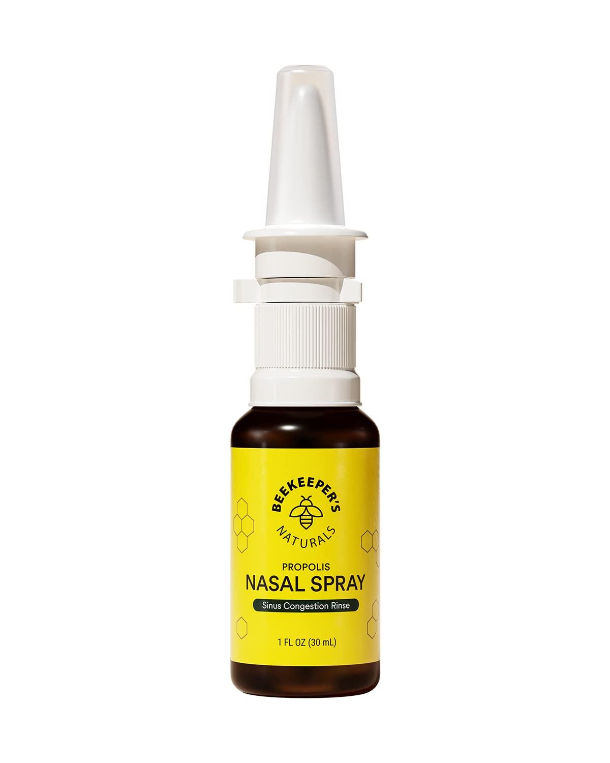 Beekeeper's Naturals Nasal Rinse Spray Relief for Adults w/Propolis