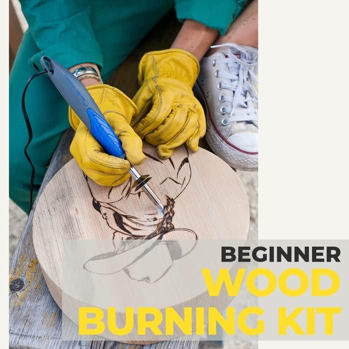 Pyrography Wood Burning Kit for Adults, Beginners, and