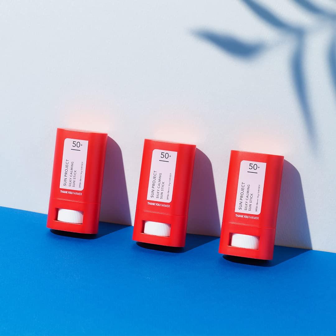 THANKYOU FARMER Sun Project Silky Calming Sun Stick SPF50+ PA
