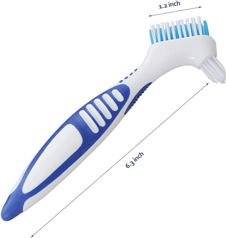 YOUYA DENTAL 12 Pcs Denture Brush for Denture Care, Denture Brush Dual