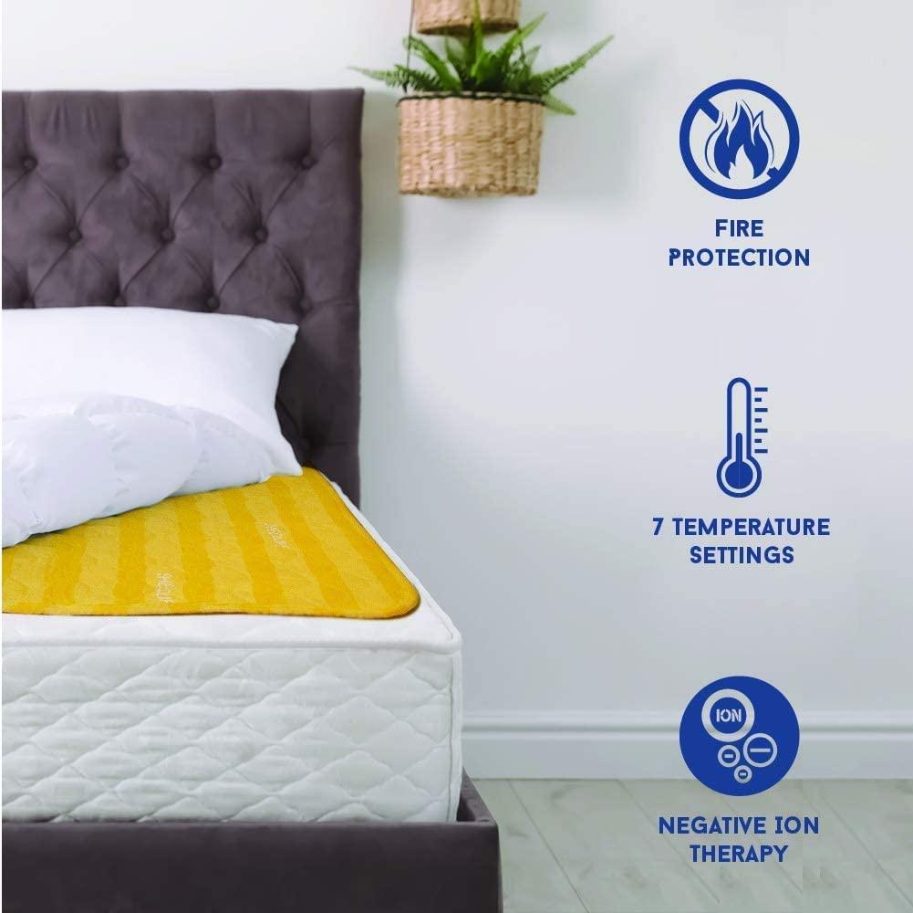 Single bed heated mattress pad clearance