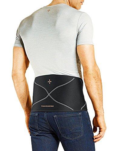 Tommie Copper Men s Comfort Back Brace Sweat Wicking Breathable Back &  Muscle Compression Support for