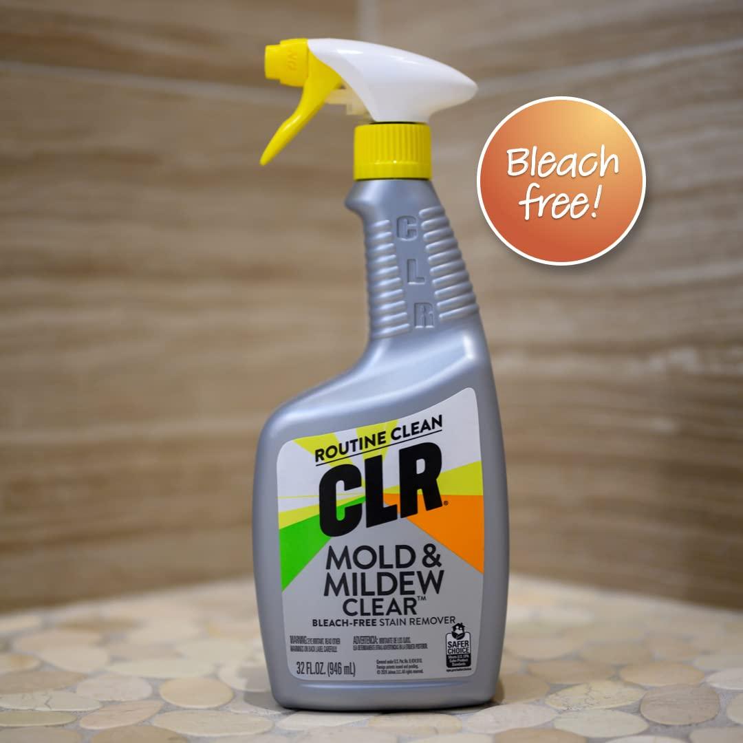 CLR Mold & Mildew Clear, BleachFree Stain Remover Spray Works on