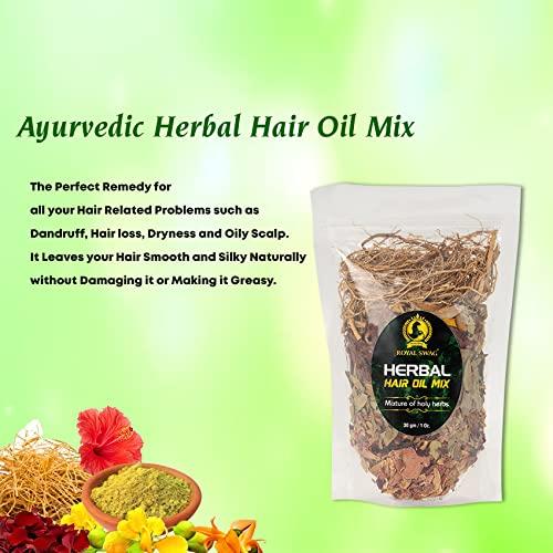 ROYAL SWAG Herbal Hair Oil Mix 30 g x 2 packs for Healthy Hair Packed