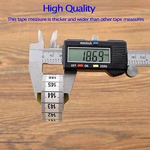 6PCS Soft Tape Measures Double-Scale 60-Inch/150cm (1/2-Inch Wide) Ruler  Bulk for Sewing Tailor Cloth, Body Measurements