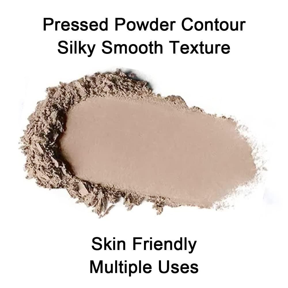 Mysense Single Contour Palette Face Contour Kit with Mirror & Brush Silky Smooth Contour Powder