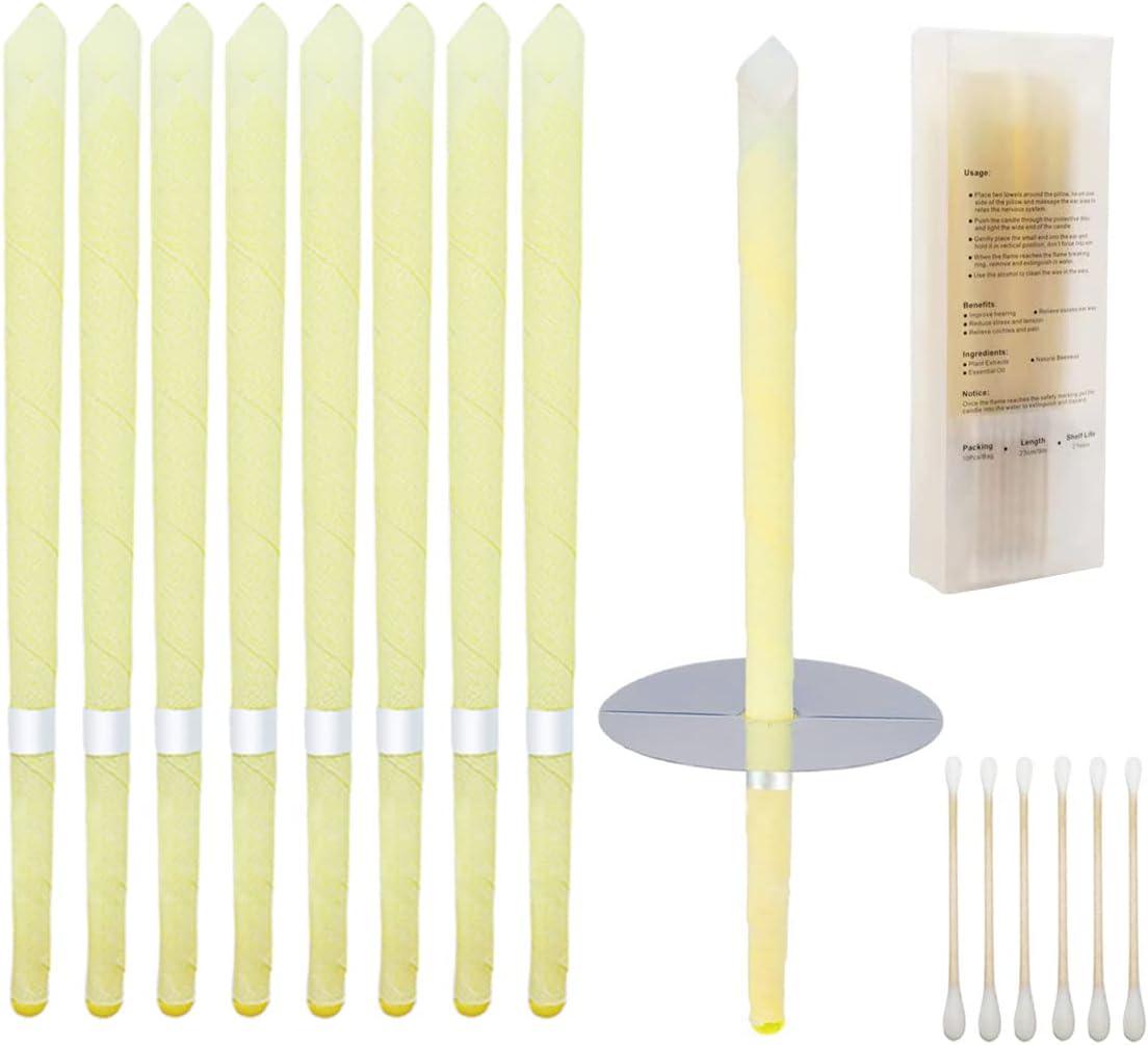 20 PCS Beeswax Ear Candles Wax Removal Ear Wax Removal Kit Earwax