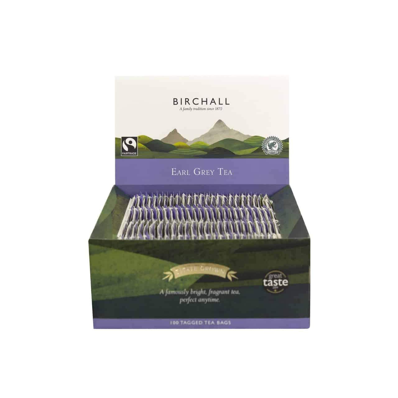 Birchall Earl Grey Tea 100 Tagged Tea Bags
