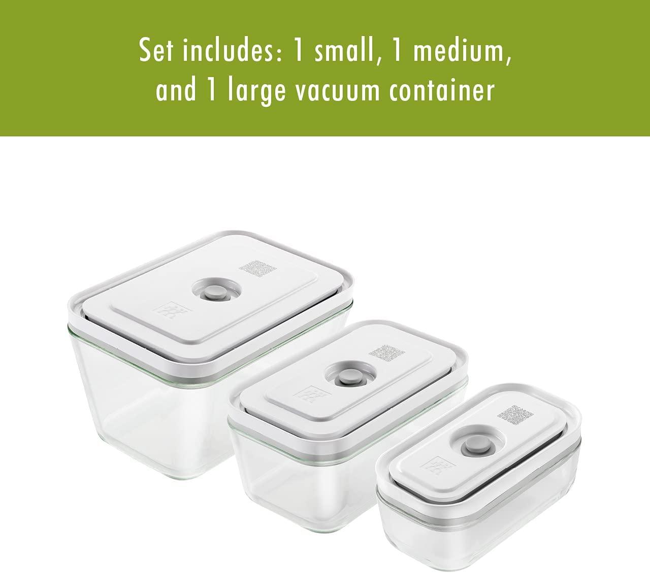 ZWILLING Fresh & Save 3-pc Plastic Vacuum Food Storage Containers