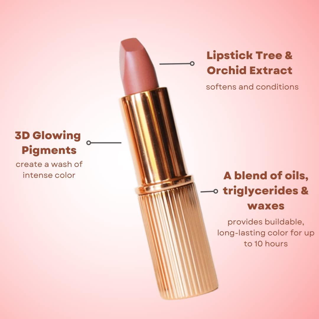 CHARLOTTE TILBURY Iconic Mini Lip Trio Kit Pillow Talk Walk of No