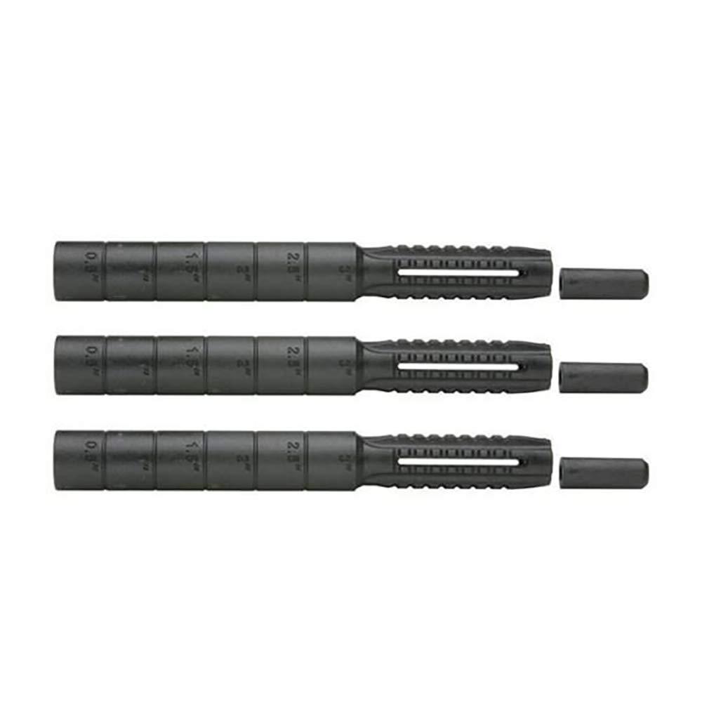 Golf Works 3 Pack Universal Shaft Extensions Graphite or Steel Black