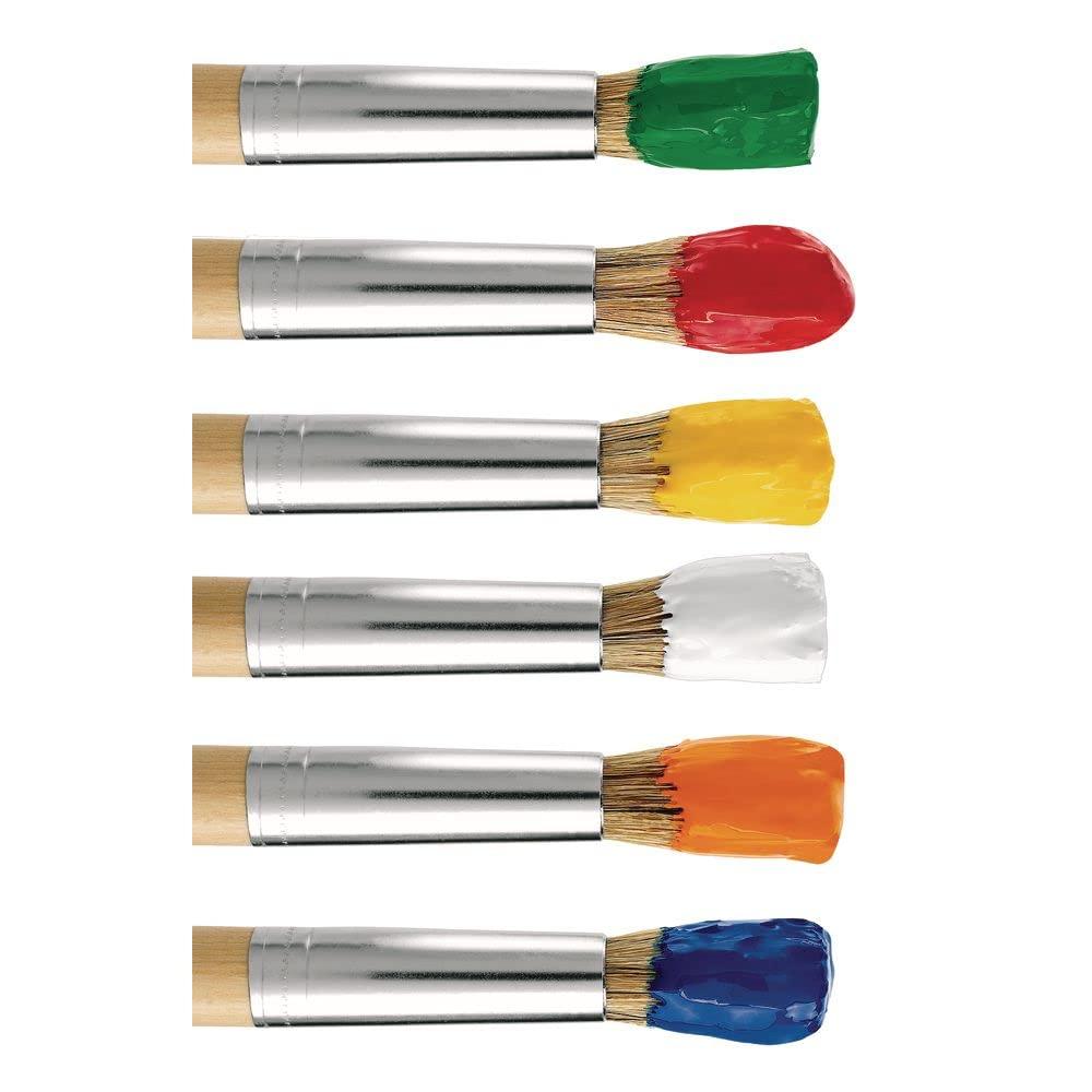 Colorations Simply Washable Tempera Paint - 6 Colors Set (8 fl oz
