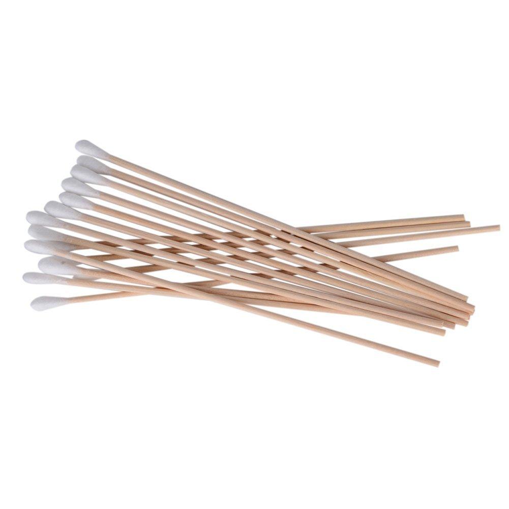 6 Inch Long Cotton Swabs of Medium and Large Pets Ears Cleaning or Makeup  100pcs