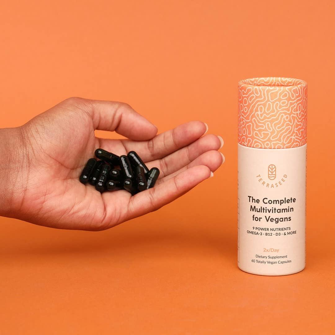 Terraseed Vegan Multivitamin Omega3 DHA+EPA, Vitamin D3, B12, C