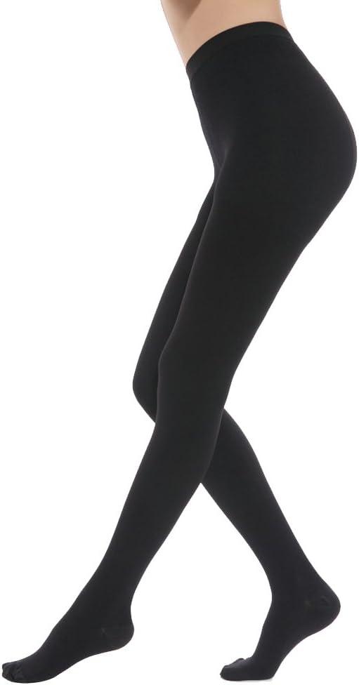 DJHBuy Compression Support Leggings (34-46mmHg) Socks Medical Pantyhose  Tight Stockings for Women Varicose Veins Opaque Therapeutic Firm Graduated  Hose Pants Large Black(close Toe)
