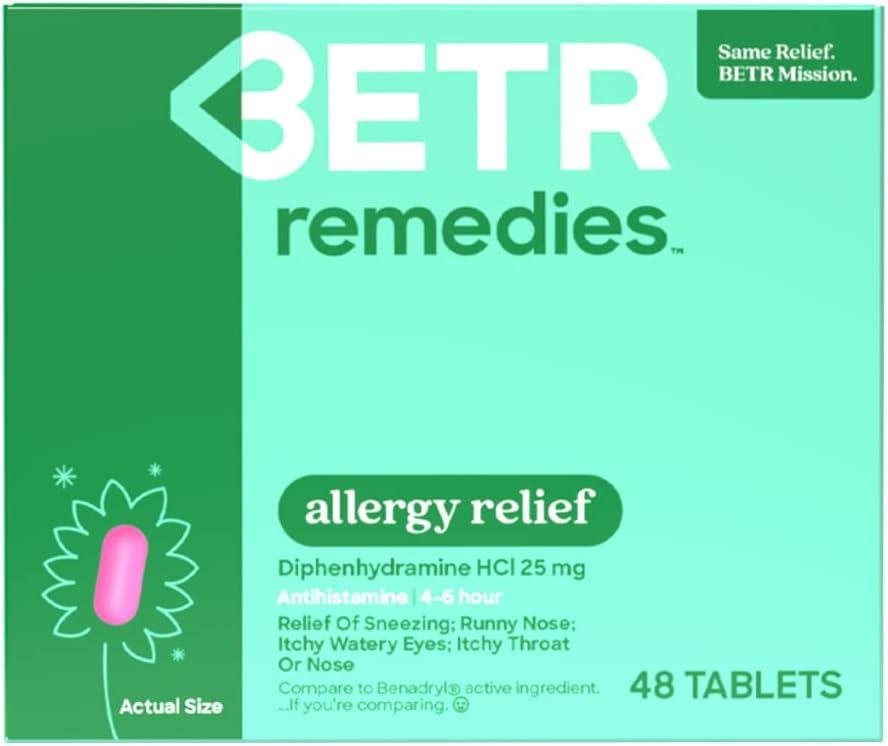 BETR REMEDIES Allergy Relief Bundle Allergy Relief Medicine + Chest