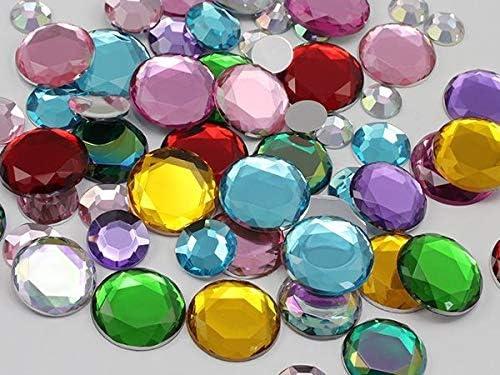 Large Red Ruby Round Acrylic Jewels Plastic Gems for Cosplay Costumes,  Jewelry Making, Crafts Embelishments DIY Projects High Quality 
