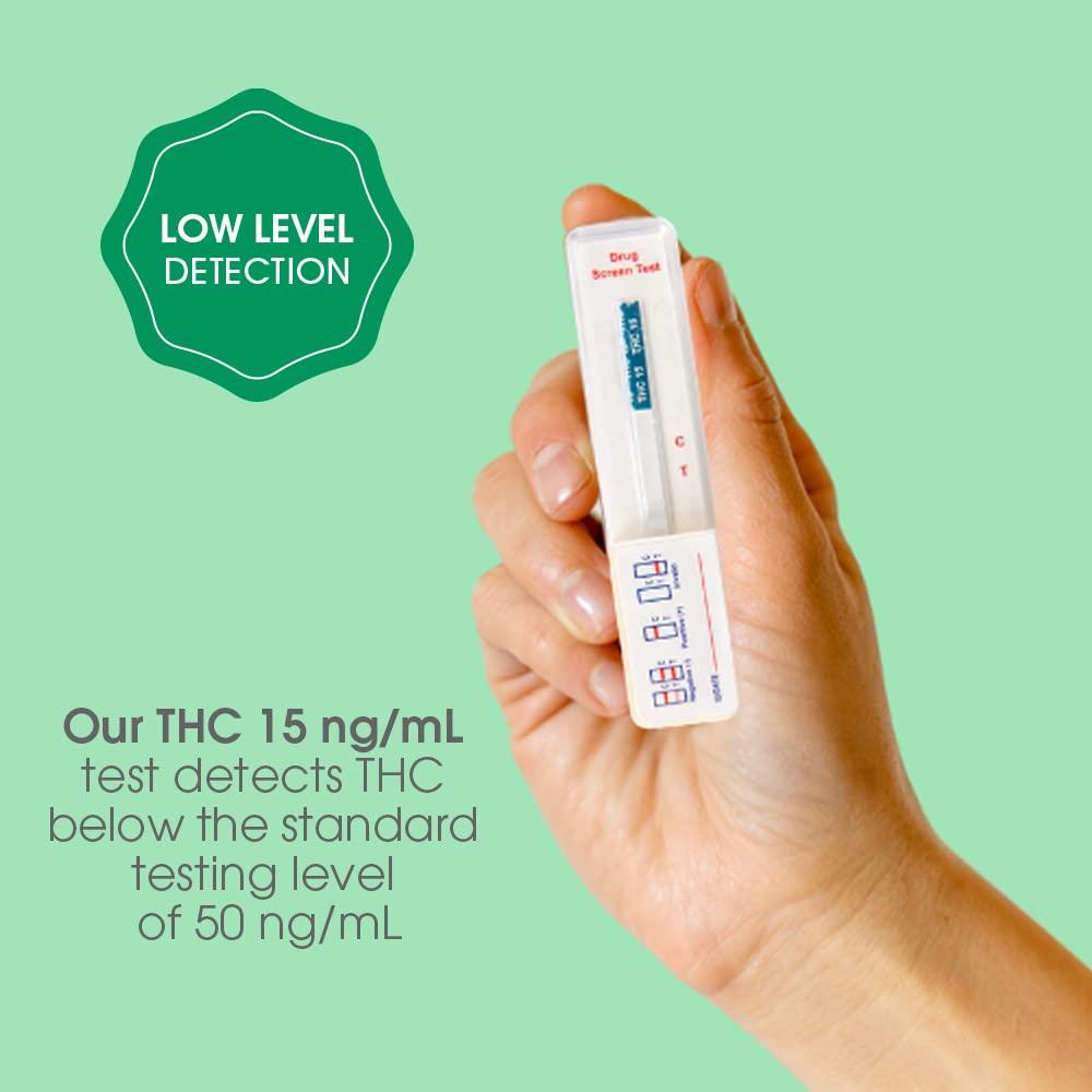 UTest THC 15 ng/mL Home Drug Test Strips Easytouse, LOW Detection