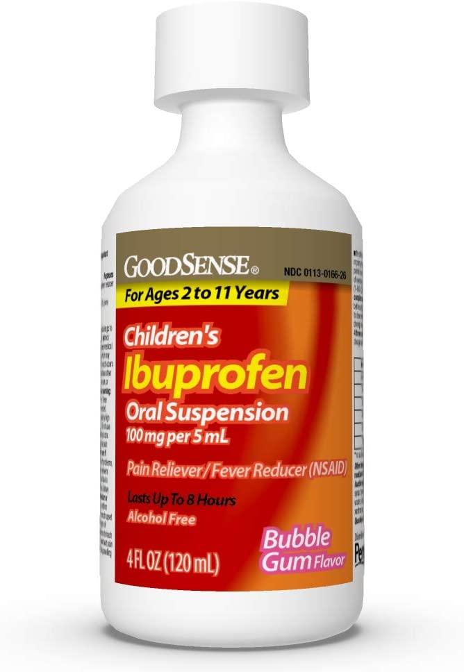 GoodSense Children's Ibuprofen Oral Suspension 100 mg per 5 mL, Pain
