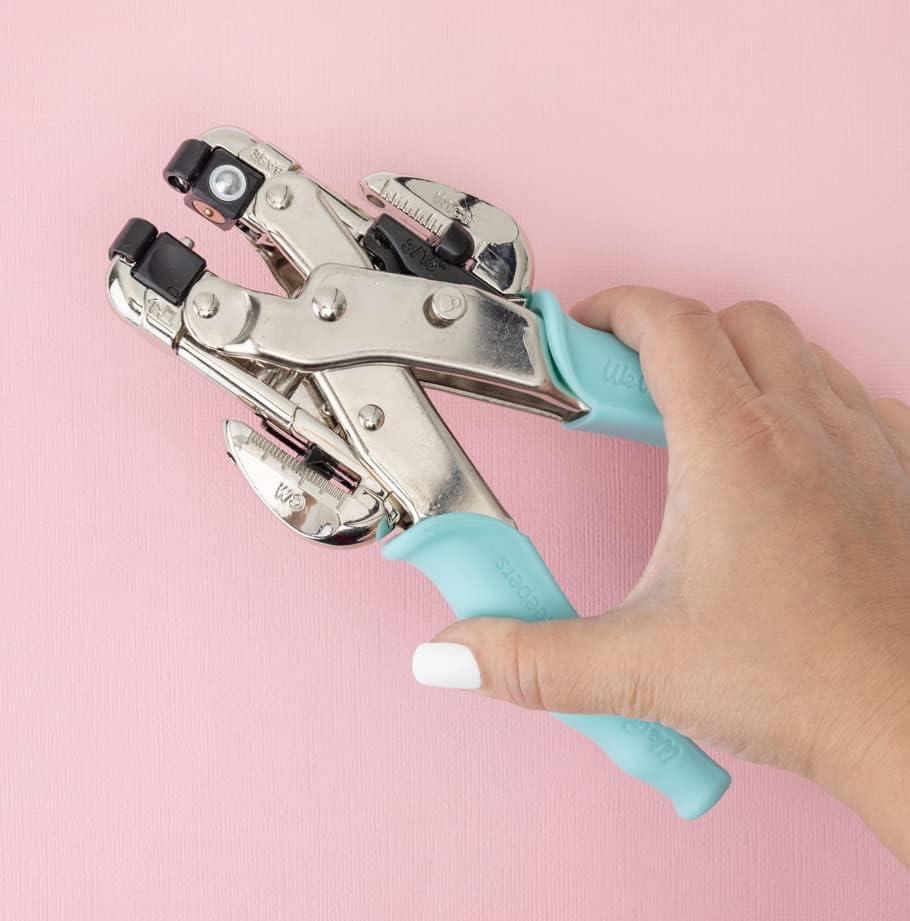We R Memory Keepers Crop-A-Dile Hole Punch & Eyelet Setter with Eyelets in Case