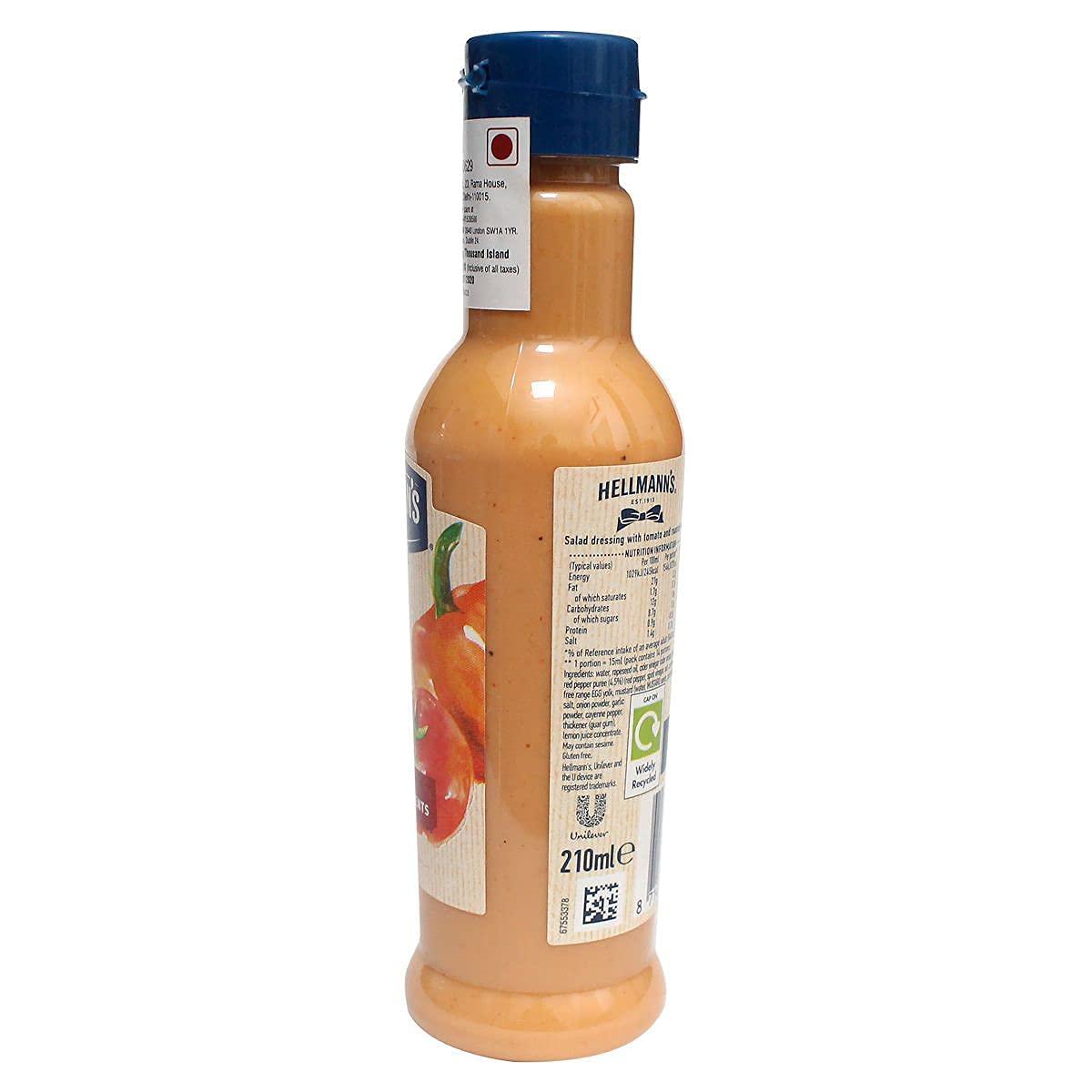 Hellmann's Thousand Island Dressing 210ml Authentic Flavor from a