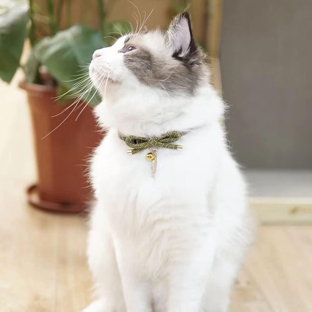 Necoichi Kiku Ribbon Bow Tie Cat Collar (Pink)