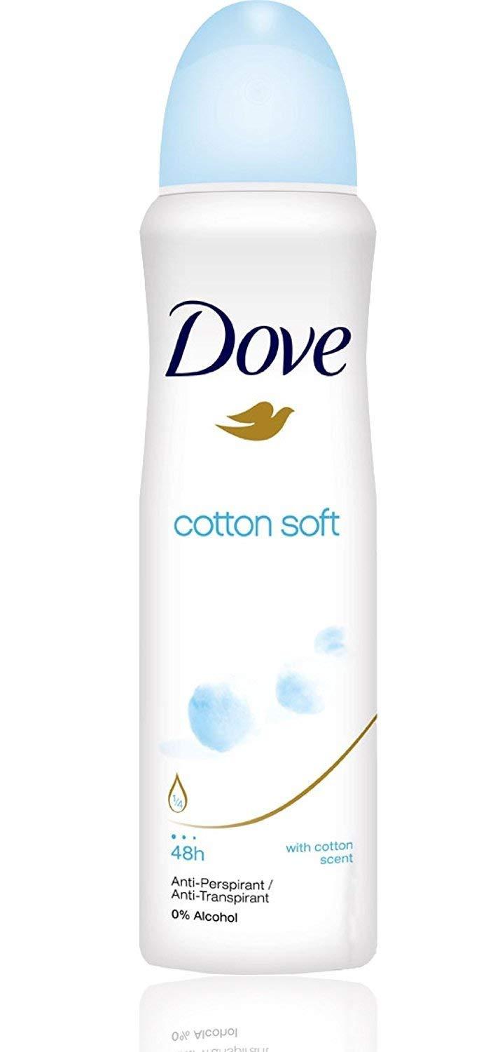 Dove Antiperspirant 48-Hour Body Spray Cotton Soft Deodorant
