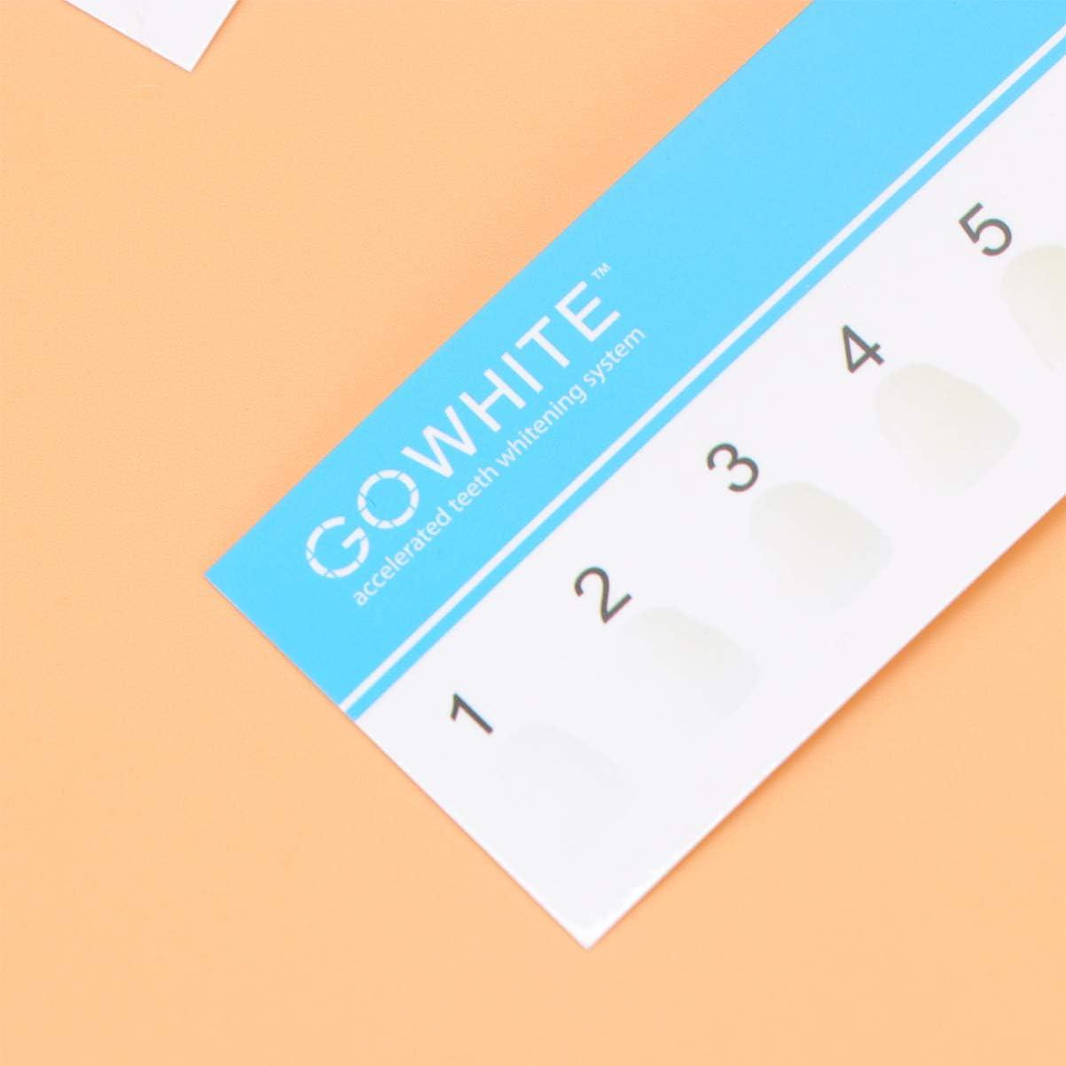 COHEALI Color Chart Teeth Shade Guide 20Pcs Tooth Whitening Chart