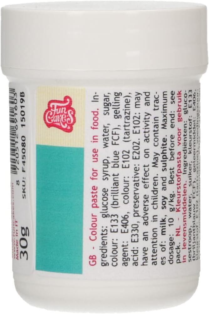 FunCakes Food Colour Paste Turquoise Concentrated Food Colouring Paste ...