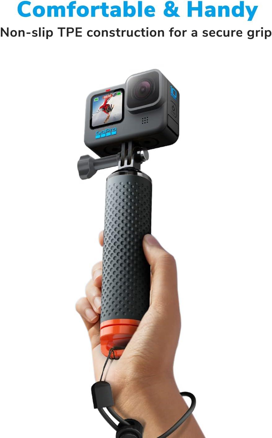 Sametop Floating Hand Grip Waterproof Handle Compatible with GoPro