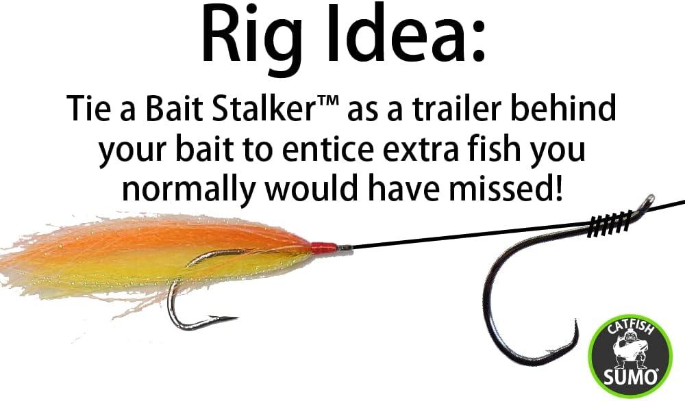 Bait Stalkers: Stinger Flies to Catch Extra Catfish Add to Any Catfishing  Rig 5-Pack Yellow Perch