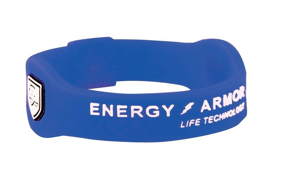 Buy Energy Armor Uni Bracelet Silicone L Blue/White | International