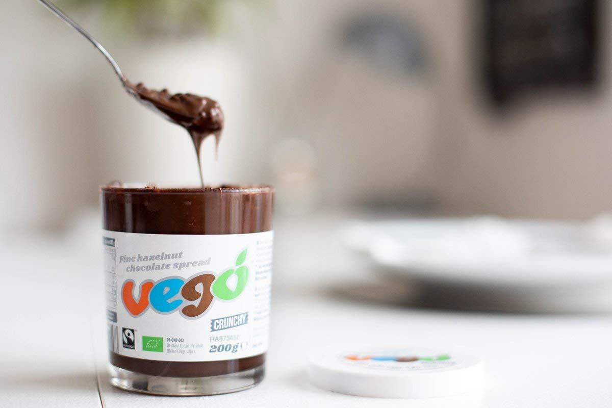 VEGO Organic Fine Hazelnut Crunchy Chocolate Spread 200 GR