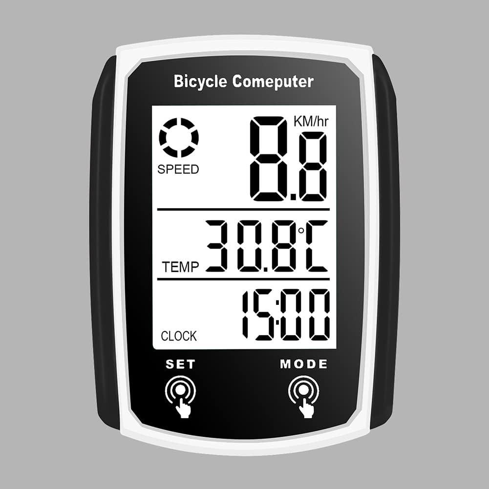 Bike Speedometer Computer, Wireless Bicycle Odometer Cycling